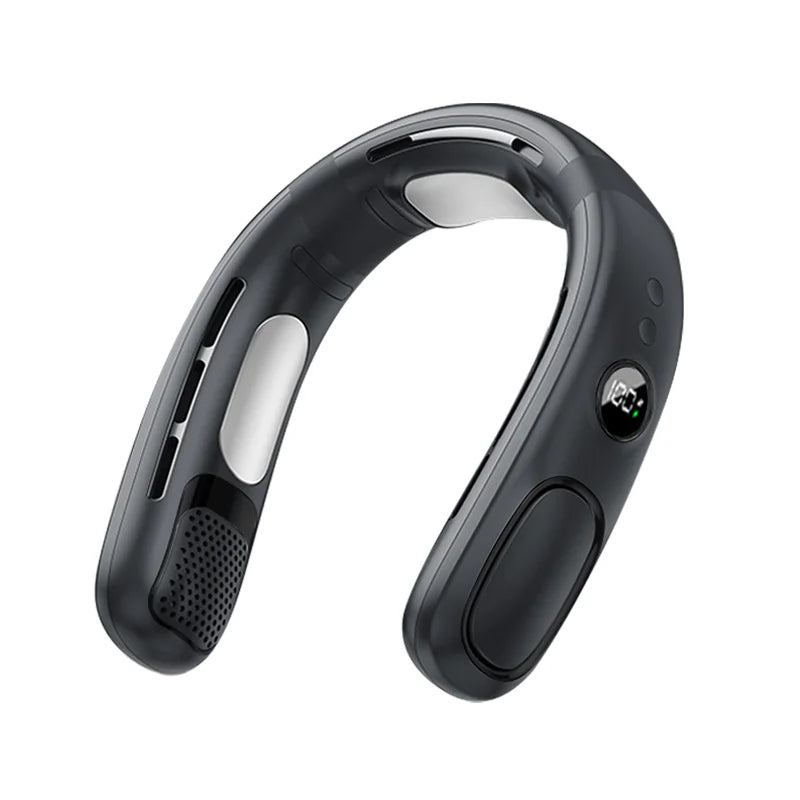 Raugee Neck Fan 4000mAh Bladeless &ndash; With LED Display black