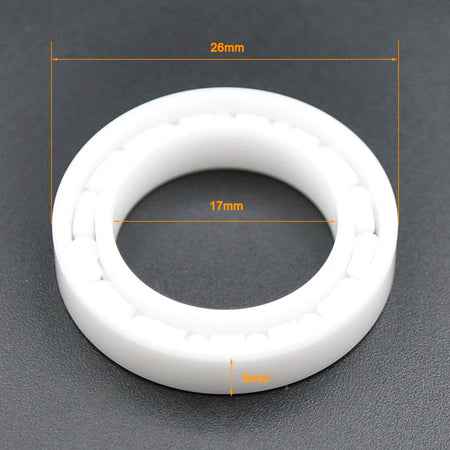 Full Ceramic Bearing 6800 Zirconia ZrO2 - Ultra Lightweight 6803 17X26X5mm / CHINA