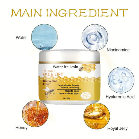 Bee Venom Bee Lemon Facial Cream &ndash; Deep Hydration and Brightening Benefits