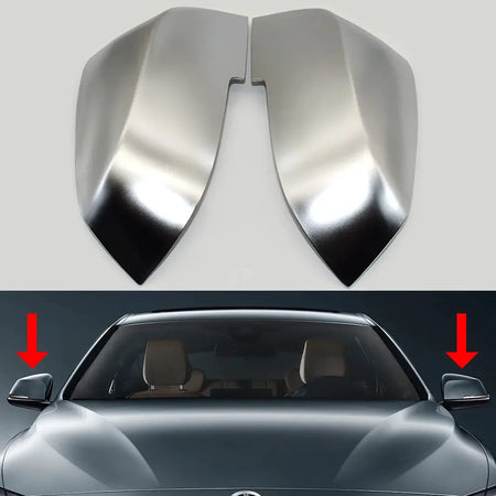 Matte Chrome Side Mirror Covers For BMW 1 2 3 4 Series F20 F30 F31 F22 F33 E84 by InterCyprus Trading Ltd