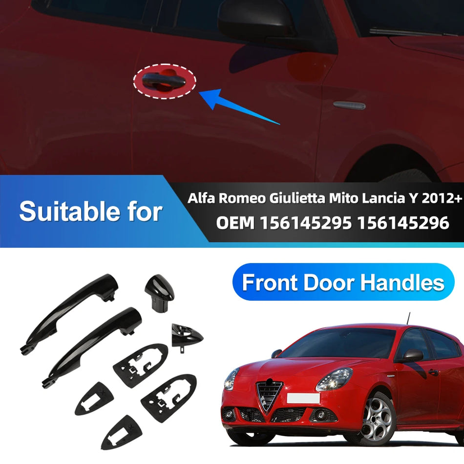 Manija exterior delantera de puerta para Alfa Romeo Lancia Giulietta Mito