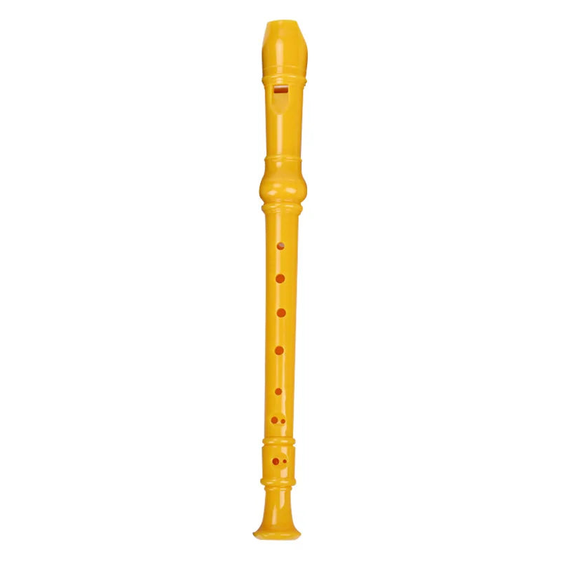 8 Holes ABS Soprano Recorder &ndash; Colorful Learning Tool Yellow