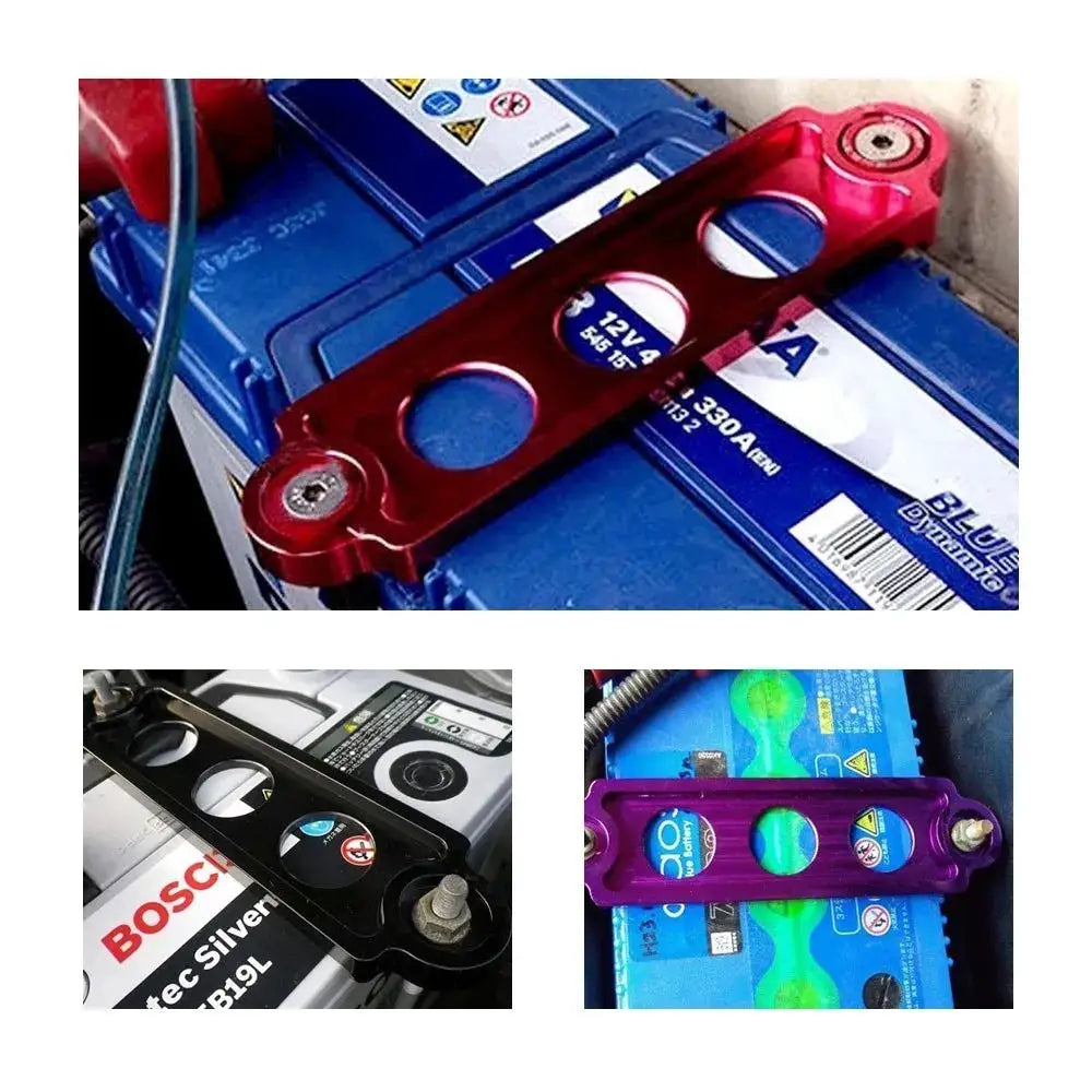 Car Racing Battery Tie Down Mount Bracket Lock Anodized for ACURA INTEGRA 1994-2001 for HONDA CIVIC/CRX 1988-2000 by InterCyprus Trading Ltd