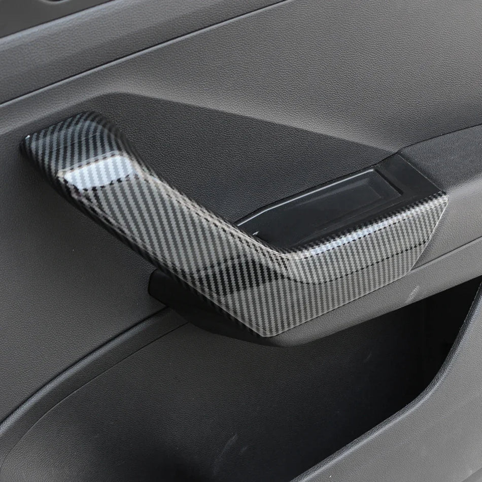 Kryt madla opěrky dveří Volkswagen T-Roc 2018-2023 s vzhledem uhlíkových vláken