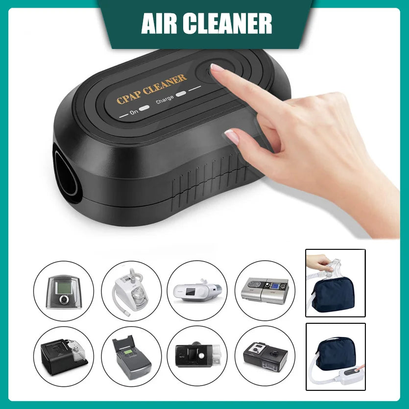 Pulitore e disinfettante CPAP con sterilizzatore a ozono per maschera