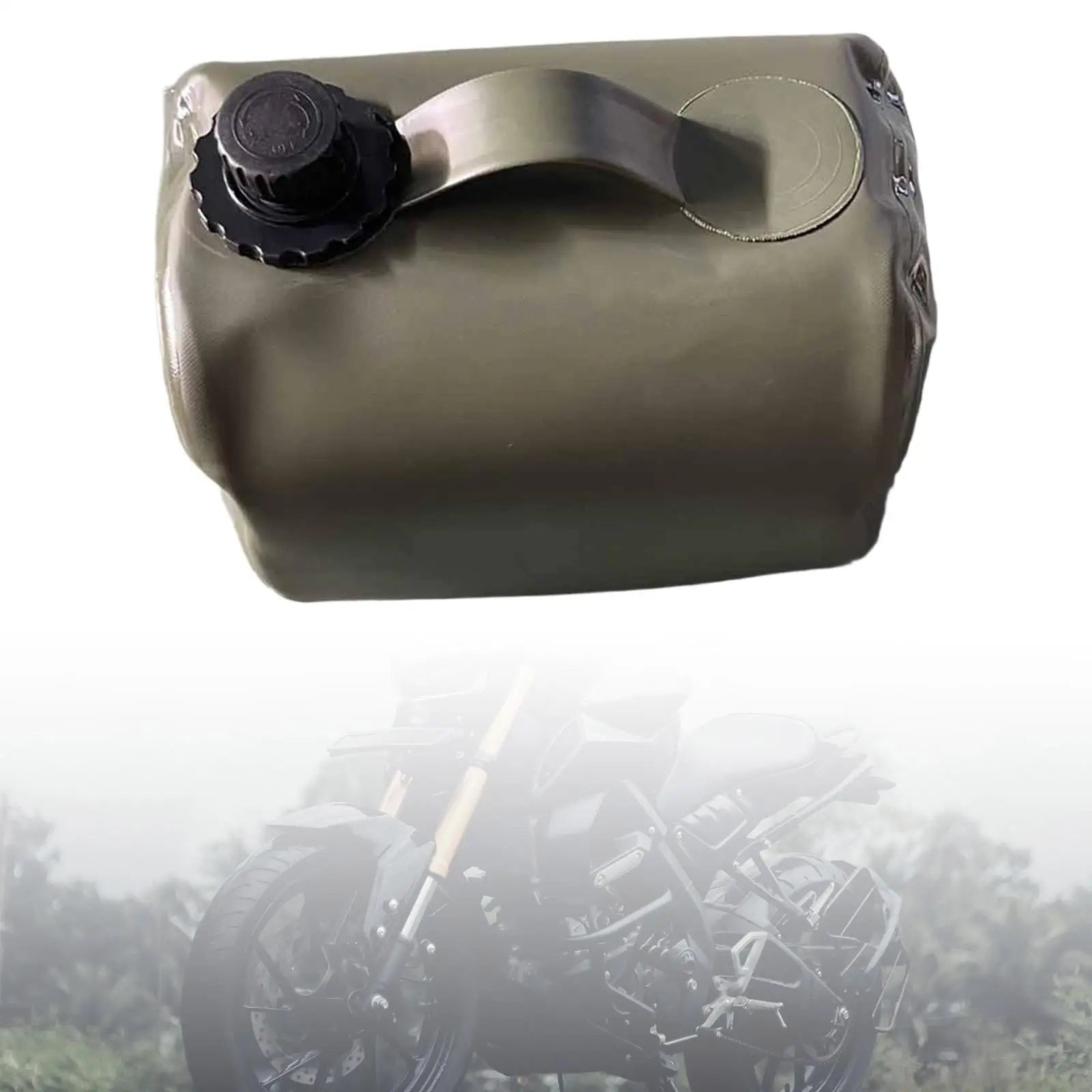 Foldable Motorcycle Fuel Tank &ndash; 10L Extra Capacity Gas Pouch