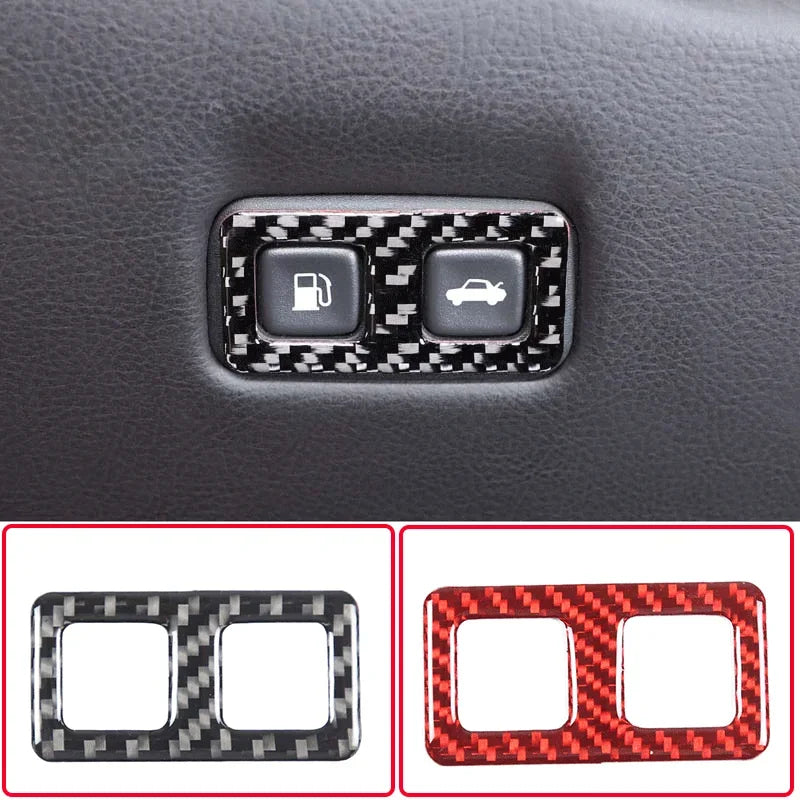 Chevrolet Corvette C6 2005 2013 Меки вътрешни облицовки от въглеродни влакна Кутия за съхранение на пътника Стикер за превключвател