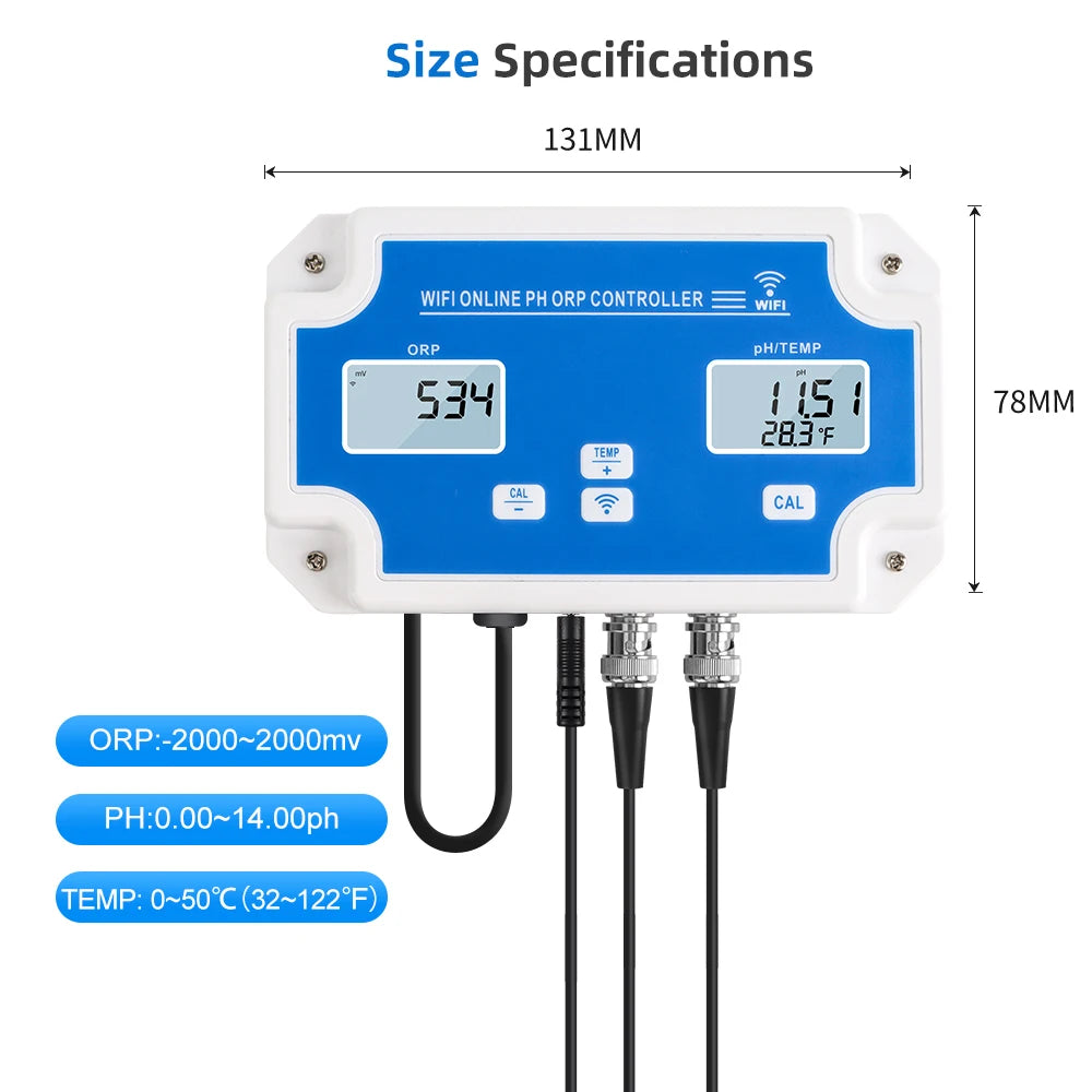 W2825 - WiFi Water Quality Tester for Aquariums and Pools