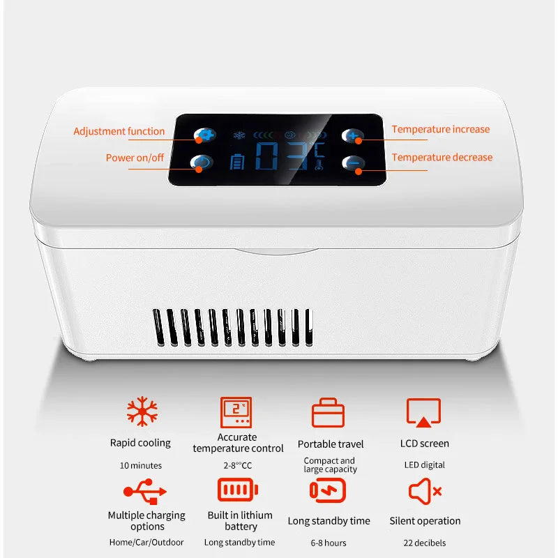 Portable Insulin Refrigerator &ndash; Intelligent Temperature Control