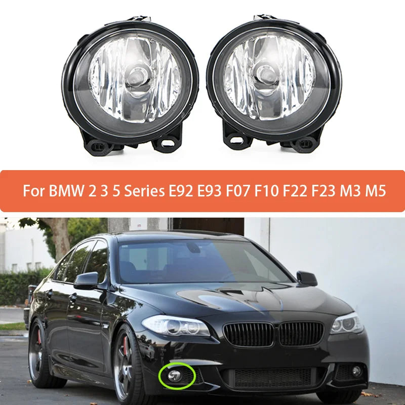 Front Fog Light Assembly for BMW 2 3 5 Series E92 E93 F07 F10 F22