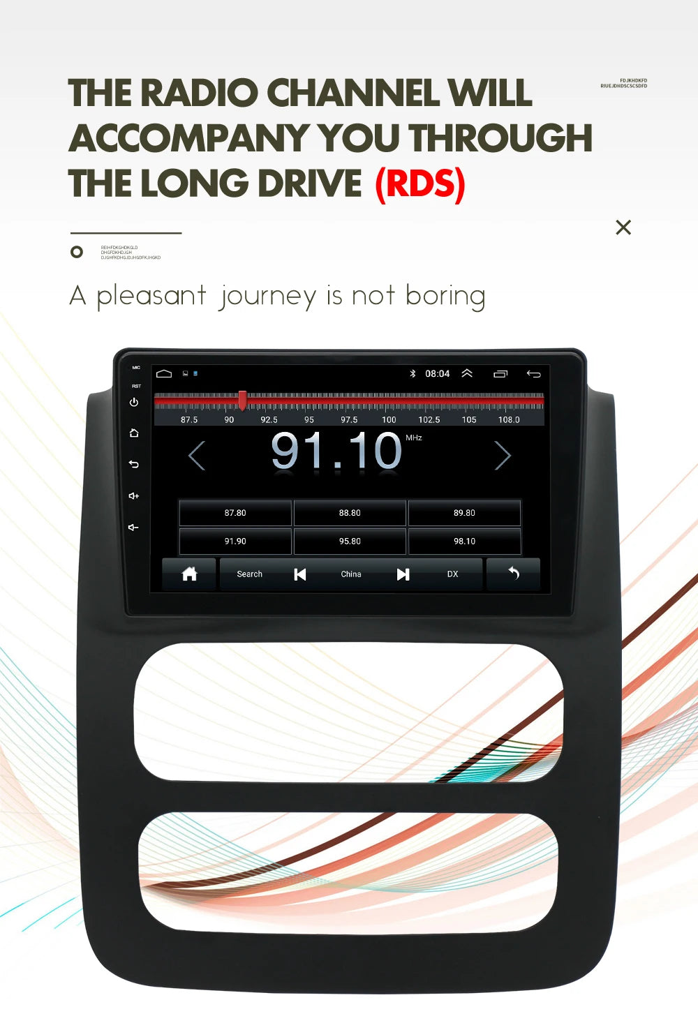 9 Inch Car Radio CarPlay Android Auto - 1080HD Split Screen