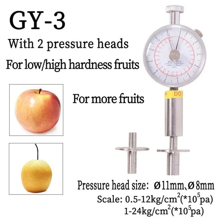Portable Pointer Fruit Hardness Tester GY-3 &ndash; Smart Readout GY-3