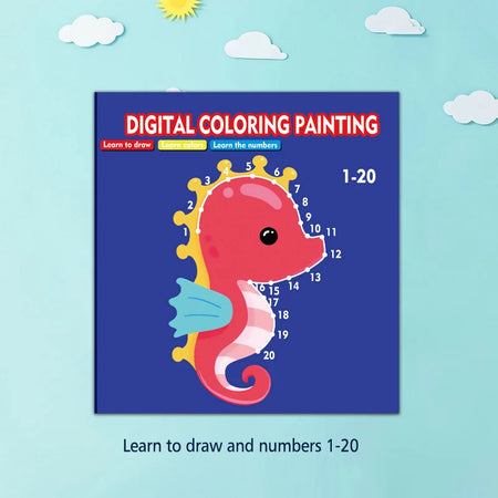 Line Drawing Doodle Books for Kids Num1-20