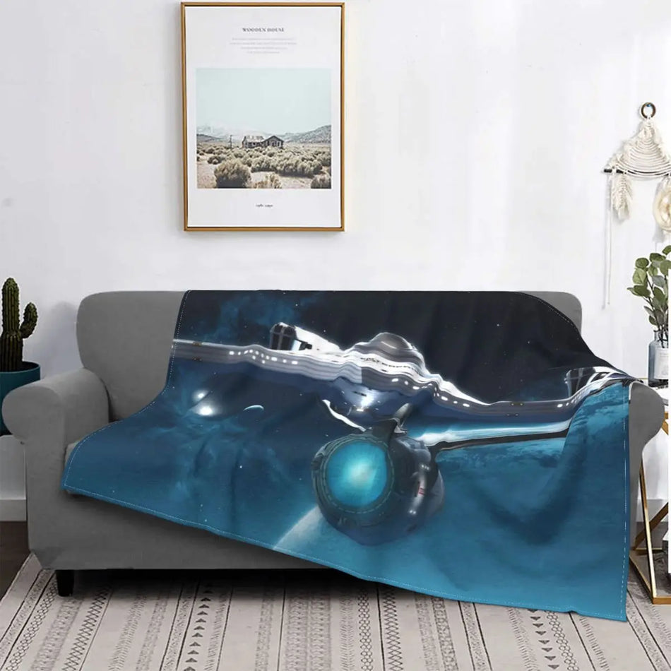 Star Trek Chris Pine Throw Blanket 100 Percent Cashmere