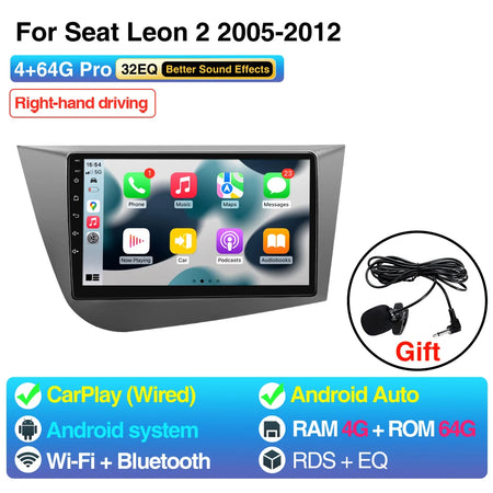 9Inch Car Radio Wireless CarPlay Android 13 &ndash; RHD Fit 36Pro