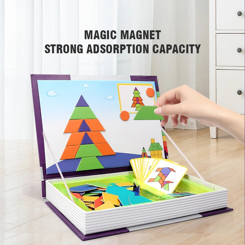 Magnetic Book Puzzle &ndash; Engaging Montessori Learning Game