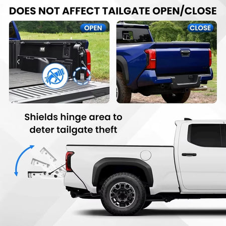 1 Set Tailgate Anti-Theft Lock Truck Bed Tailgate Locks Protector Compatible with Toyota Tacoma Accessories 2026-2024 by InterCyprus Trading Ltd