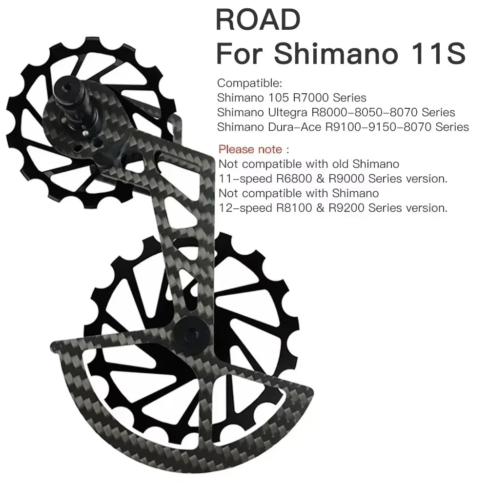 Carbon Fiber Ceramics Wheel Rear Pulley N003 &ndash; Lightweight Durable Performance N003 A