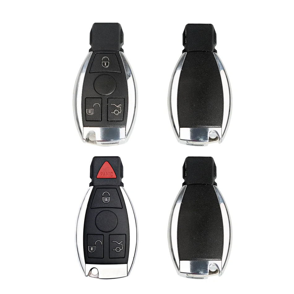 Daljinski ključ Mercedes-Benz 3/4 gumbov za W203-W222, ABS bakrena lupina