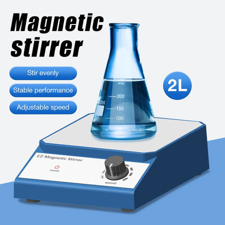 Magnetic Stirrer Mixer C2 &ndash; Adjustable Speed Up to 2500 RPM