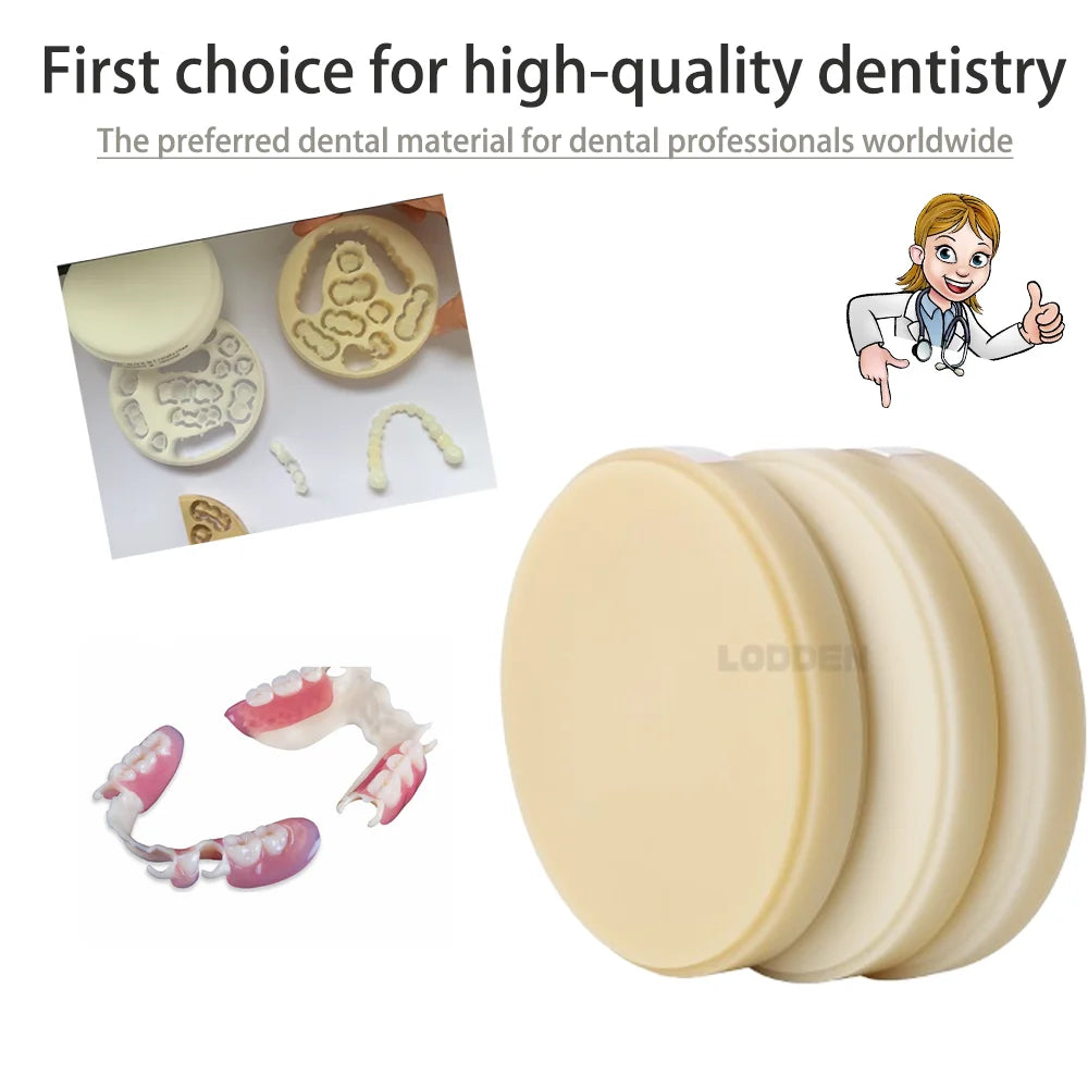 LODDEN Multilayer PMMA 98MM &ndash; Open Milling Dental Material