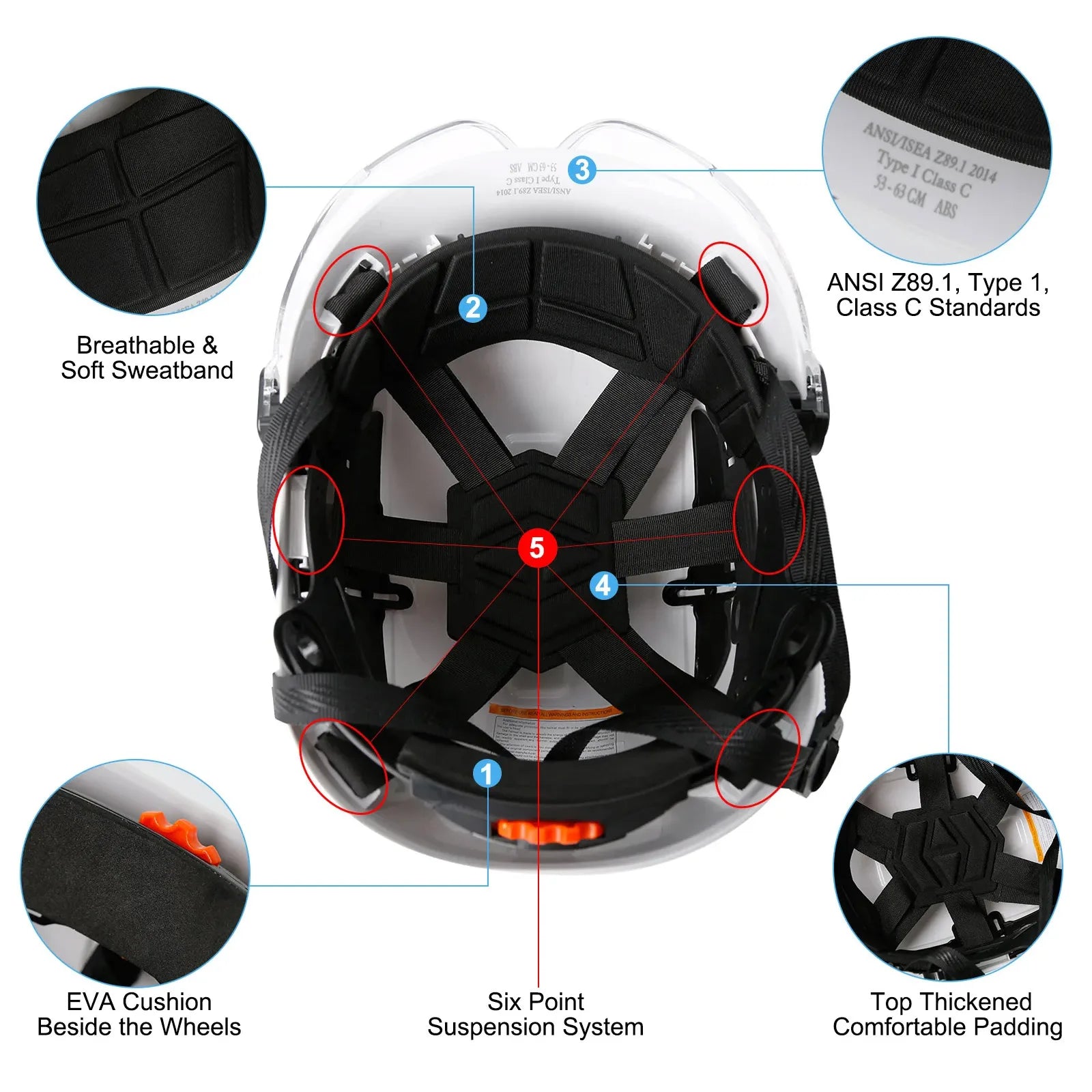 SF06 Construction Safety Helmet &ndash; CE ANSI Certified