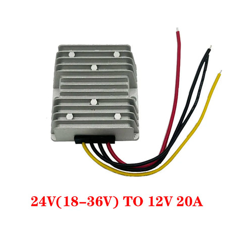 DC DC Converter 12V 10A 20A 30A 40A &ndash; Efficient Step Down Voltage Regulation 20A24V(18-36V)to12V