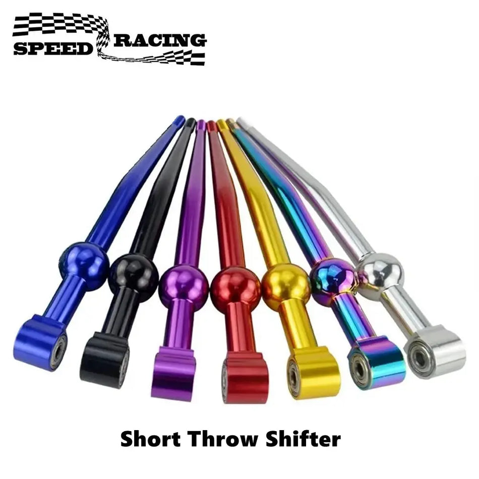 Universal Aluminum Single Bend Short Throw Shifter Quick Shift Short Shifter For Honda Civic 88-00 Acura Integra 90-01 by InterCyprus Trading Ltd