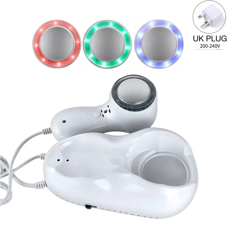 Cold Hammer Blue Light &ndash; Skin Rejuvenation Tightening UK Plug 3 Color Led