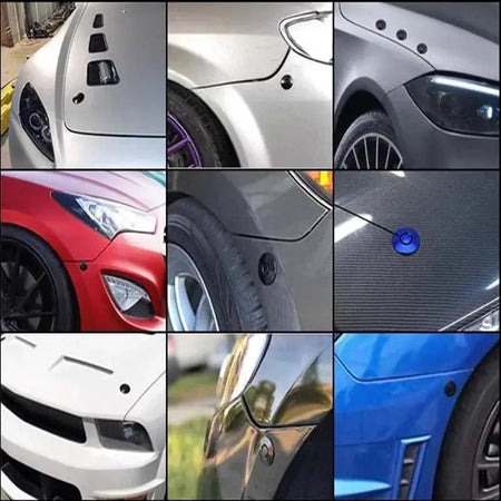 4Pcs 25/30/32mm Car Push Button Bonnet Hood Pin Quick Release Latch Lock Clip Kit Aluminum Engine Exterior Parts Universal by InterCyprus Trading Ltd