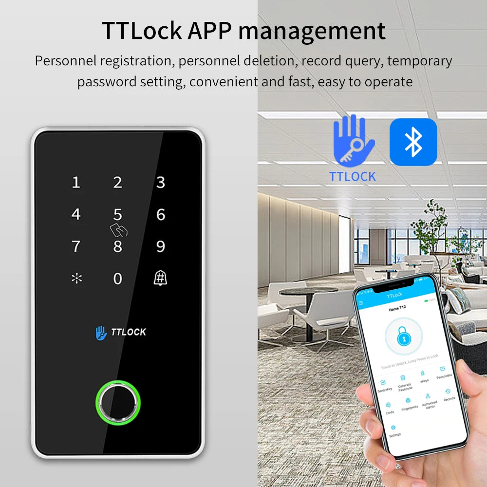 TT101 Alloy &ndash; Outdoor NFC Access Control System With App