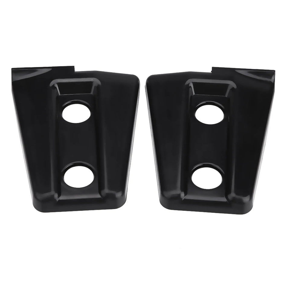 Door Hinge Cover Trim Set for Jeep Wrangler JK 2007-2018 8 Pieces Black ABS Plastic