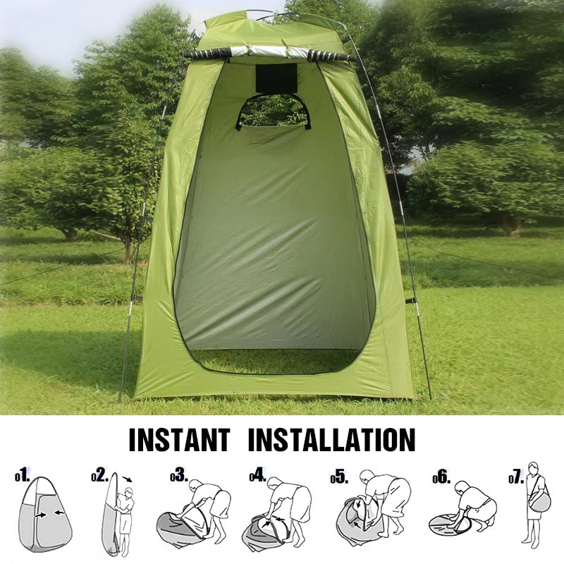 Westtune Portable Waterproof Privacy Shower Tent for Camping and Outdoor Use