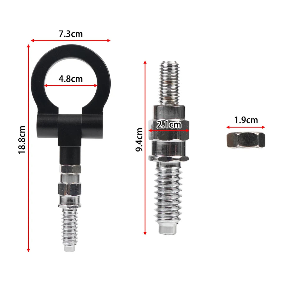 Racing Tow Hooks For BMW E46 E81 E30 E36 Aluminum Alloy Tow Hook Set For European BMW Models