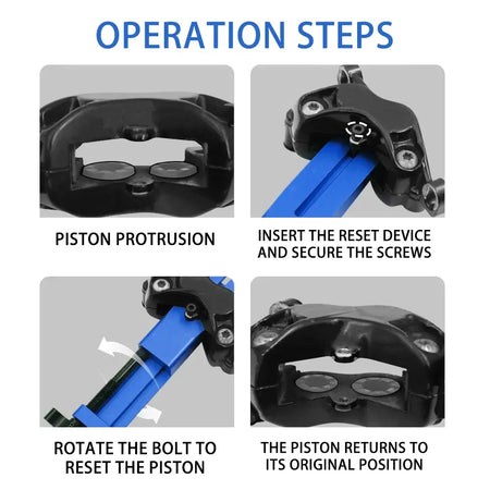 Piston Press Tool for SRAM Brake Caliper, Universal Bike Hydraulic Disc Brake Caliper Piston Tool by InterCyprus Trading Ltd