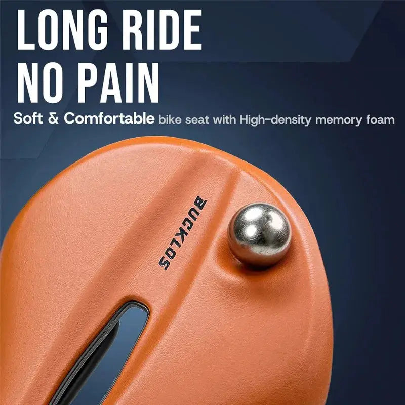 BUCKLOS Imitation Leather Bicycle Saddle 150mm 160mm Road MTB Seat Comfortable Cushion Universal Exercise Bike Saddle by InterCyprus Trading Ltd