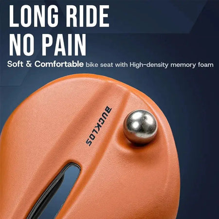 BUCKLOS Bicycle Saddle 250*150/160mm Imitation Leather Road MTB Seat Comfortable Cushion Universal Exercise Bicycle Saddle by InterCyprus Trading Ltd