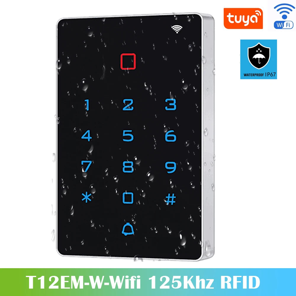Cyprus Wireless Reader Module 2000 User WIFI Tuya APP Backlight Touch Access Controller Waterproof ...