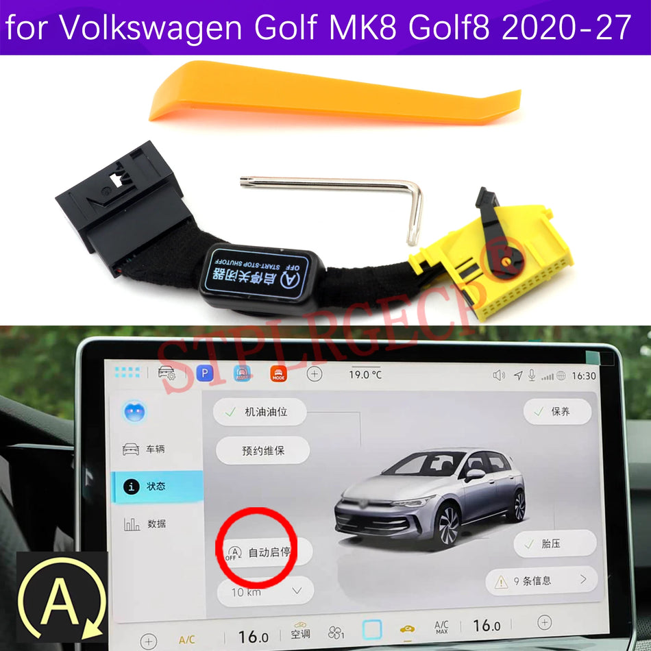 Moottorin Stop Start -kytkin Volkswagen VW Golf MK8