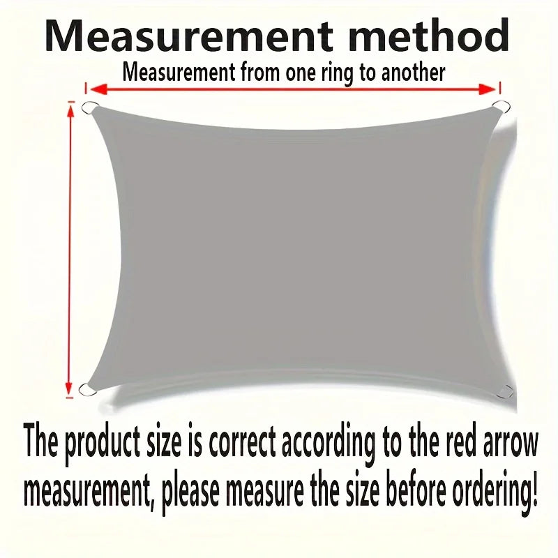 Waterproof UV-Resistant Outdoor Sunshade Canopy Cover