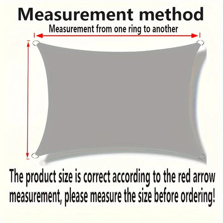 Waterproof UV-Resistant Outdoor Sunshade Canopy Cover