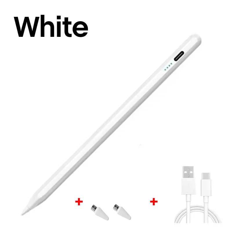 Phone Pad Capacitive Pen For iOS Android Windows &ndash; Ergonomic WHITE