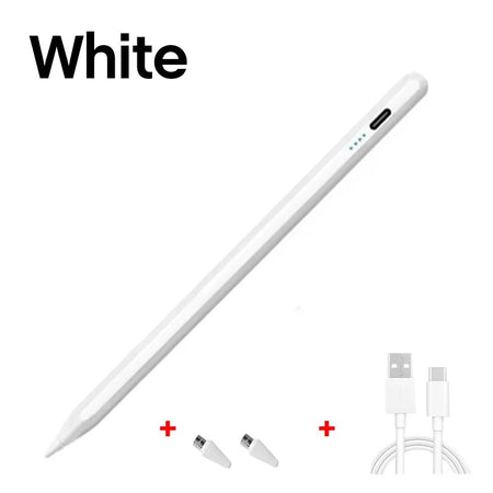 Phone Pad Capacitive Pen For iOS Android Windows &ndash; Ergonomic WHITE