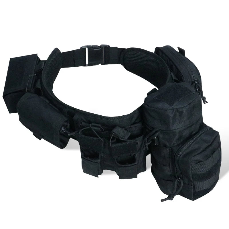 Artex Hunting Pouch Waist Bag &ndash; Adjustable MOLLE Belt System Black