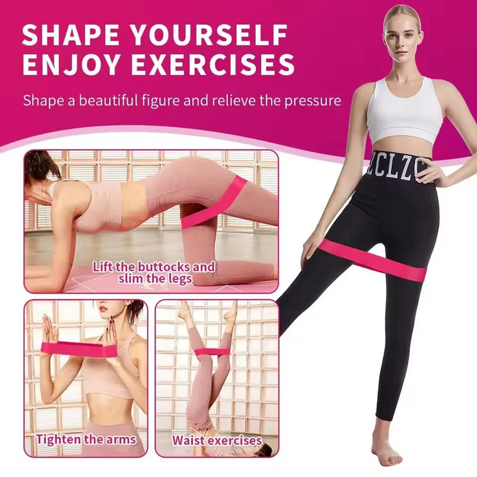 5pcs TPE Loop Resistance Bands Set for Legs and Glutes