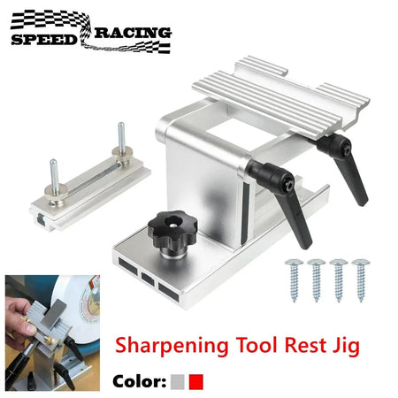 Adjustable Sharpening Tool Rest Jig Bench Grinder Tool for 6 inch or 8 inch Bench Grinders and Sanders by InterCyprus Trading Ltd