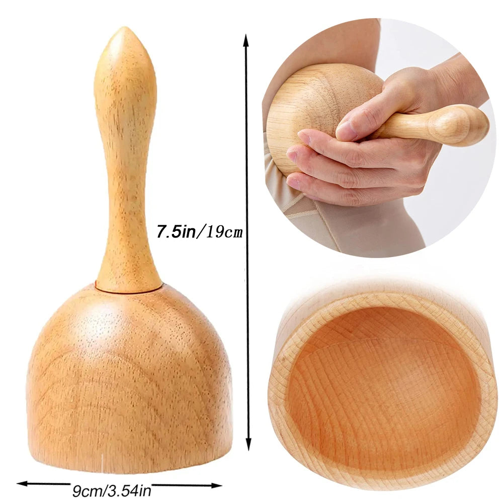 Wooden Handheld Massage Cup &ndash; Effective Anti-Cellulite Tool 3