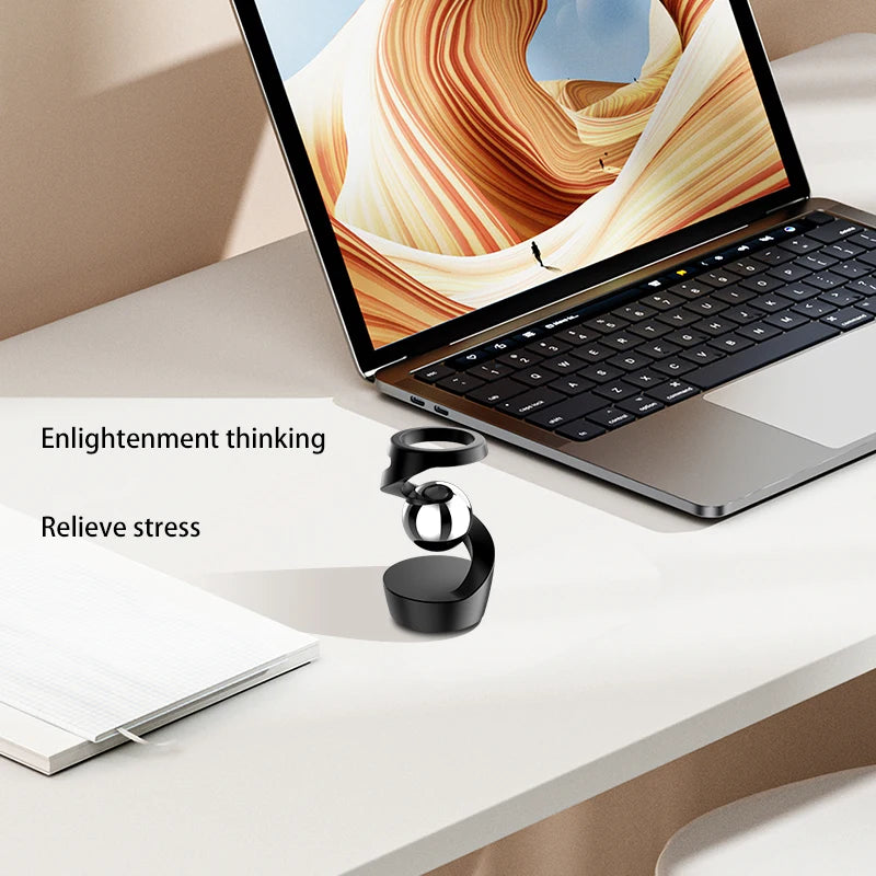 Aluminum Alloy Desktop Kinetic Spinner - Stress Relief Toy