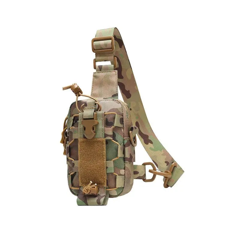 Tactical Sling Front Chest Bag &ndash; Water Bottle Pouch CP