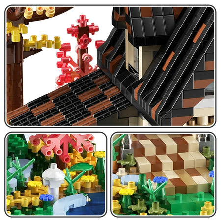 Street View Forest Cabin Blocks - Detail Packed Set